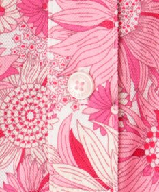 23区GOLF 【WOMEN】【UVケア/吸水速乾】スプリングフラワー柄 半袖ポロシャツ