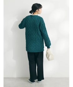 CRAFT STANDARD BOUTIQUE 洗えるモールケーブルニットチュニック