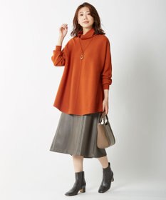J.PRESS LADIES 【WEB限定・洗える】BARTOLOZZI ポリエステルレザーII スカート