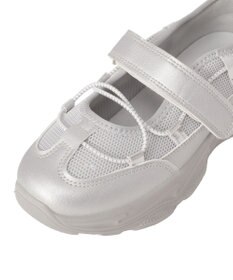 Green Parks ドロストコードメッシュスニーカー