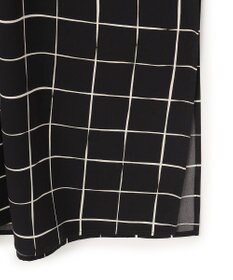 ICB L 【30th ANNIVERSARY】 ウィンドウペンプリント シャツワンピース