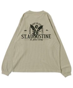 WEGO ワッフルグラフィックT（LS）