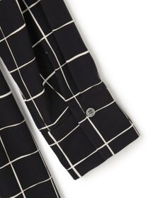 ICB L 【30th ANNIVERSARY】 ウィンドウペンプリント シャツワンピース