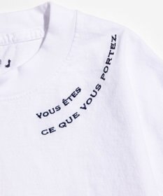 LENO EMBROIDERY  T-SHIRT / 刺繍Tシャツ