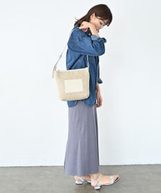 Hekhèr Le Style de Vie 【日本製 / 3WAY】ジュート×牛革 ショルダーバッグmedium