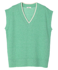 earth music&ecology ミニブークレＶネックベスト