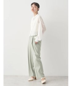 earth music&ecology ツッキリジャガードショートブラウス