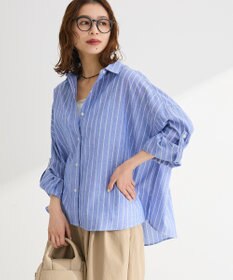 Green Parks 綿麻混シャツ