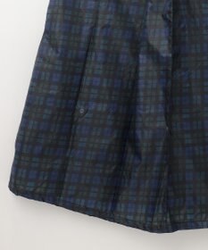 MOONBAT FLAT PURE レインコート チェック柄 リュック対応 ユニセックス 収納袋付き