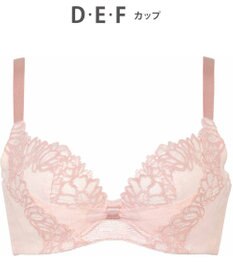 WACOAL 【リボンブラ 脇すっきり】 ブラジャー 脇高設計 着やせシルエット 谷間をメイクしてキープ Gカップまで対応 大きいサイズ レディース BRB433 /ワコール