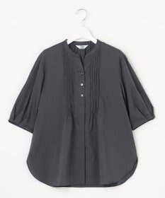 J.PRESS LADIES 【洗える】ラミーポプリン 前開き ブラウス