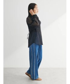 Green Parks ・ＥＬＥＮＣＡＲＥ　ＤＵＥ　シアーバックリボンチュニック