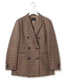 23区 【先行予約】BALLIクラシックウールクロス チェック柄 ダブルジャケット