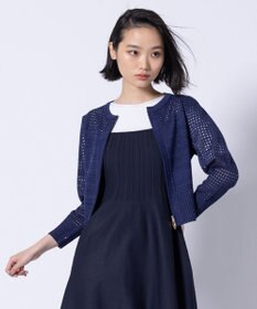 TOCCA 【洗える】SPIDERWEB KNIT ニットブルゾン