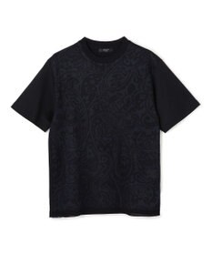 JOSEPH HOMME オリエンタルジャガードニットブロック　クルーネック半袖カットソー