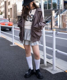 WEGO スウェードポンチジャケット