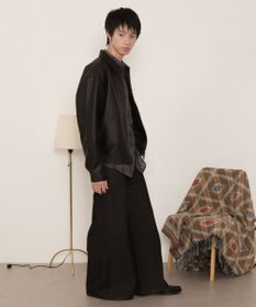 WEGO センタータックバギーフレアデニム