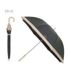 MOONBAT 【遮光/晴雨兼用日傘】LANVIN COLLECTION (ランバン コレクション)グログランリボン バイカラー 遮熱 UV 長傘