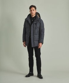 GOTAIRIKU 【仕事で着用可】MINOTECH メランジラミネート ダウンコート(23年モデル)