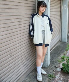 WEGO 【ユニセックスITEM/MLサイズ展開】ラグランライントラックジャケット