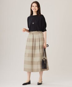 自由区 L 【カタログ掲載・洗える】スラブシャンタン スカート