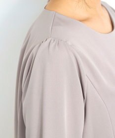 Tiaclasse L 【小倉優子さん着用・選べる袖TYPE・洗える】バックフレアチュニック