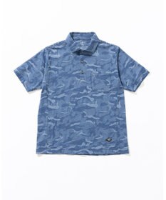 JOSEPH ABBOUD MOUNTAIN 【吸水速乾・男女兼用】カモフラジャガードポロシャツ