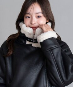 WEGO 【25年秋冬新作】フェイクムートンボアジャケット