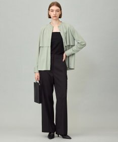 ICB L 【接触冷感・UVケア・速乾・洗える】カップ付きサテンキャミソール