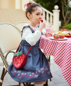 ANY KIDS 【チェリーベリーシリーズ】刺繍 ブラウス
