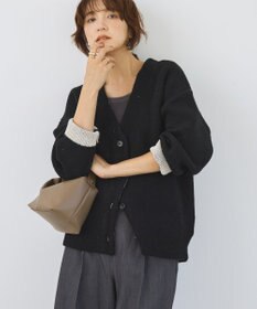 AMERICAN HOLIC ＶネックＷフェイスニットカーディガン