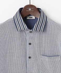 JOSEPH ABBOUD 【キングサイズ・消臭などの高機能】オーガニックコットン ダディ 長袖 ポロシャツ