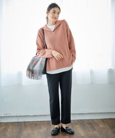 ANY 【ストレッチ/ウエストゴム】エニィーヒート テーパードパンツ