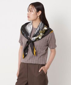 MOONBAT PAUL&JOE ACCESSOIRES(ポール & ジョー) シルクスカーフ 気球 ブーケ 88cm×88cm　手洗いOK