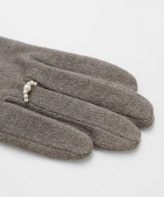 ORuKuBET 【オンワード・クローゼット限定】パールリング風エコファージャージグローブ (WOMEN)【スクワラン加工 / 抗菌機能・タッチパネル対応】