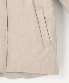 自由区 【ファー取り外し可】ライトウールダウン