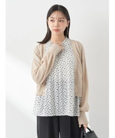 earth music&ecology シアーラメＶネックカーディガン