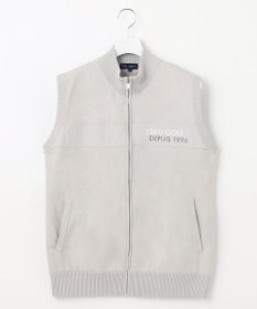 23区GOLF 【MEN】【ウォッシャブル】ジップアップ ニットベスト