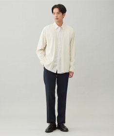 UNFILO MENS 【OCEANS 雑誌・web・YouTube 掲載】WOOL TOUCH 機能美パンツ スリム【東レ開発のウール見え高機能素材】