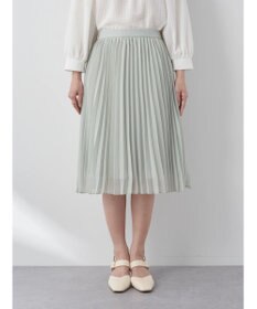 earth music&ecology すきな丈プリーツスカート