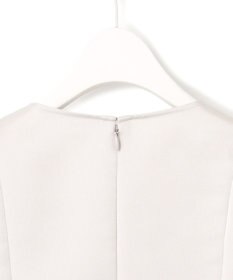 ICB L 【洗える】ミリオーネダンボールニット ペプラムブラウス