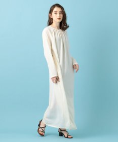 #Newans 【洗える】プルンプクロスバックオープンワンピース