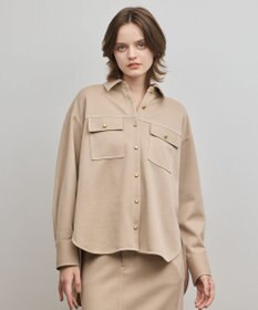 GRACE CONTINENTAL ジャージビッグシャツ