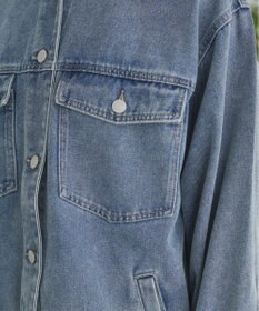 WEGO 【ANGIE VINTAGE】オーバーサイズデニムジャケット