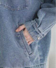 WEGO 【ANGIE VINTAGE】オーバーサイズデニムジャケット