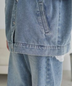 WEGO 【ANGIE VINTAGE】オーバーサイズデニムジャケット