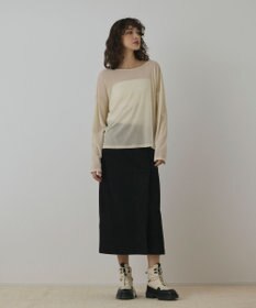 GRACE CONTINENTAL フロッキーオーバーカットトップ