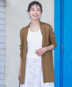 Tiaclasse L 【新色追加・UVケア・接触冷感】ロングトッパーカーディガン