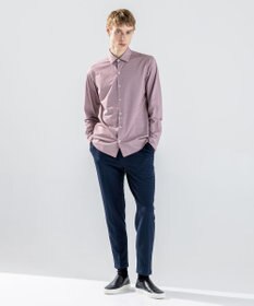 JOSEPH HOMME 【ストレッチ】ハイゲージコットンジャージー 　長袖レギュラーカラーシャツ