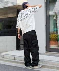 WEGO 【ユニセックス着用ITEM】アクセ付きストレートロゴT（SS）